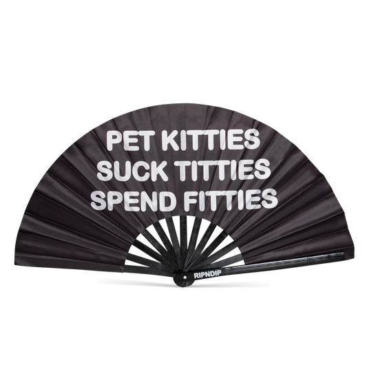Pet Kitties Fan (Black)