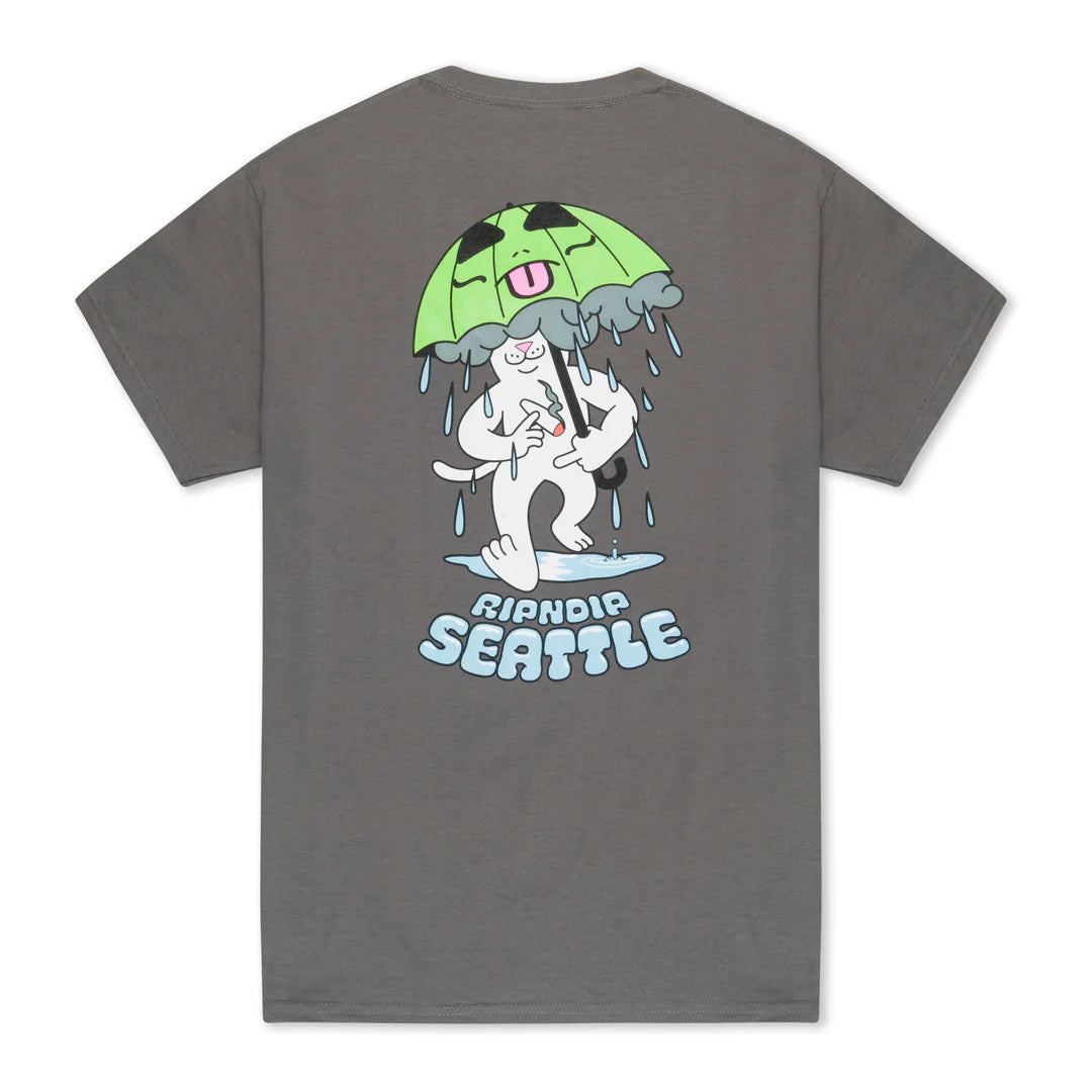 RAINY DAY SEATTLE TEE (CHARCOAL)