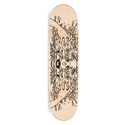 Skull Face Jerm Board (Black)
