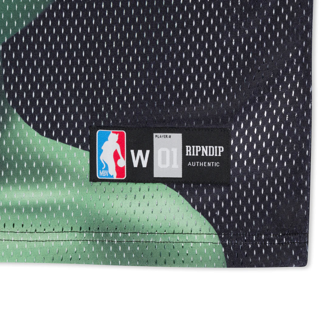 We Come In Peace Basketball Jersey (Black)