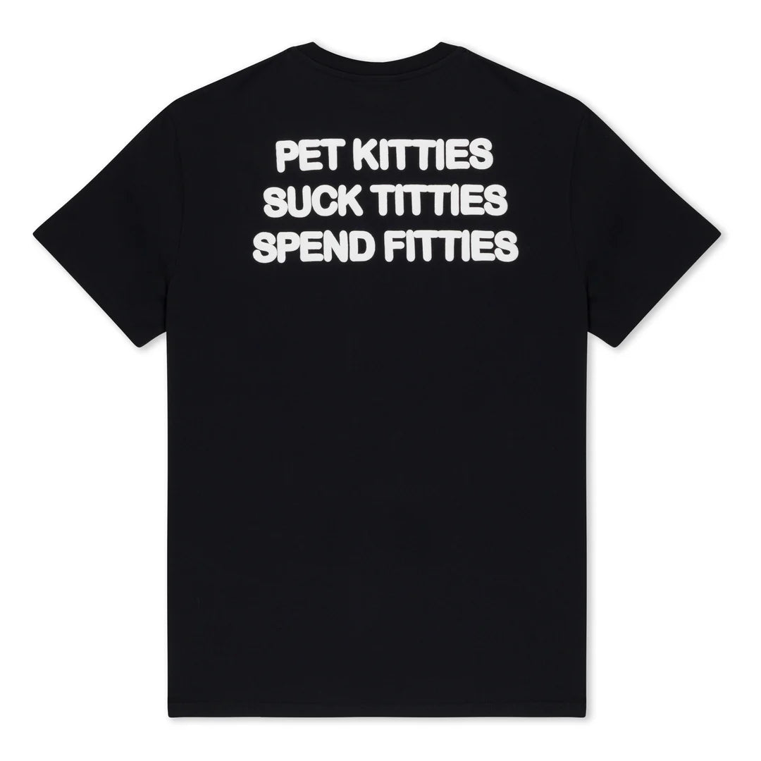 PET KITTIES TEE (BLACK