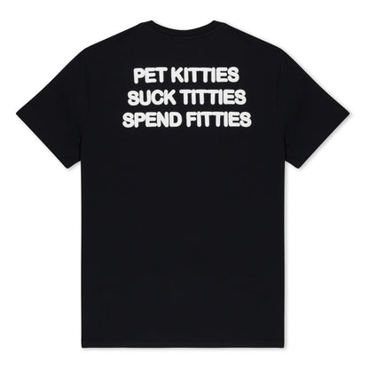 PET KITTIES TEE (BLACK