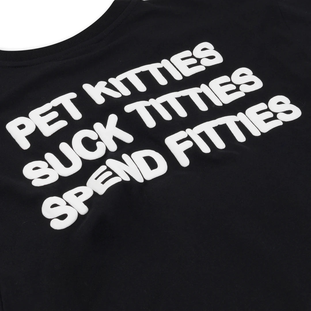 PET KITTIES TEE (BLACK