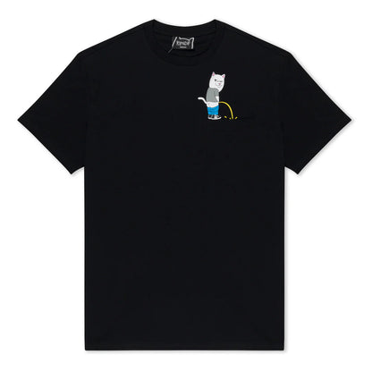 POTTY POPCKET TEE (BLACK)