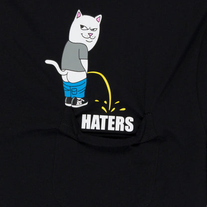 POTTY POPCKET TEE (BLACK)