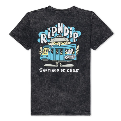 NERM IN CHILE TEE (BLACK MINERAL WASH)