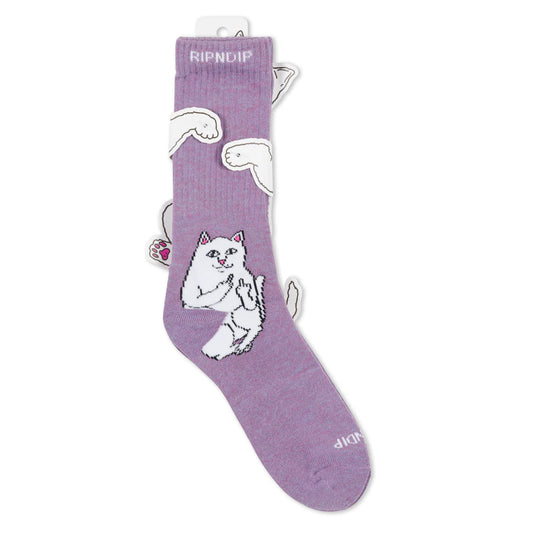 Lord Nermal Socks (Lilac Heather)