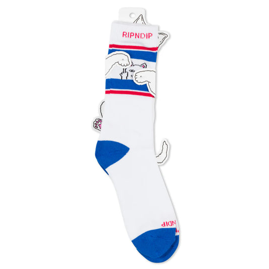 Peeking Nermal Socks (White )