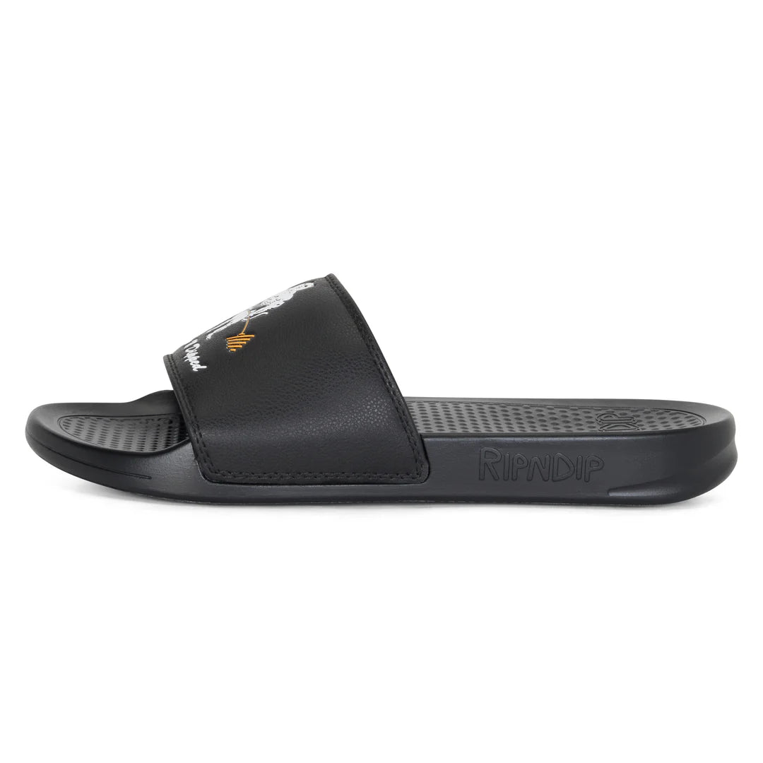 RIPPED N DIPPED  SLIDES (BLACK)