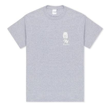 BIG HEAD TEE (ASH HEATHER)