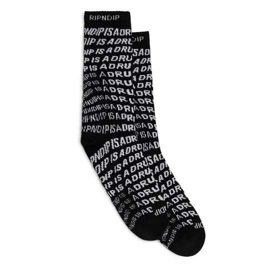 DRUG FROM GOD SOCKS (BLACK)