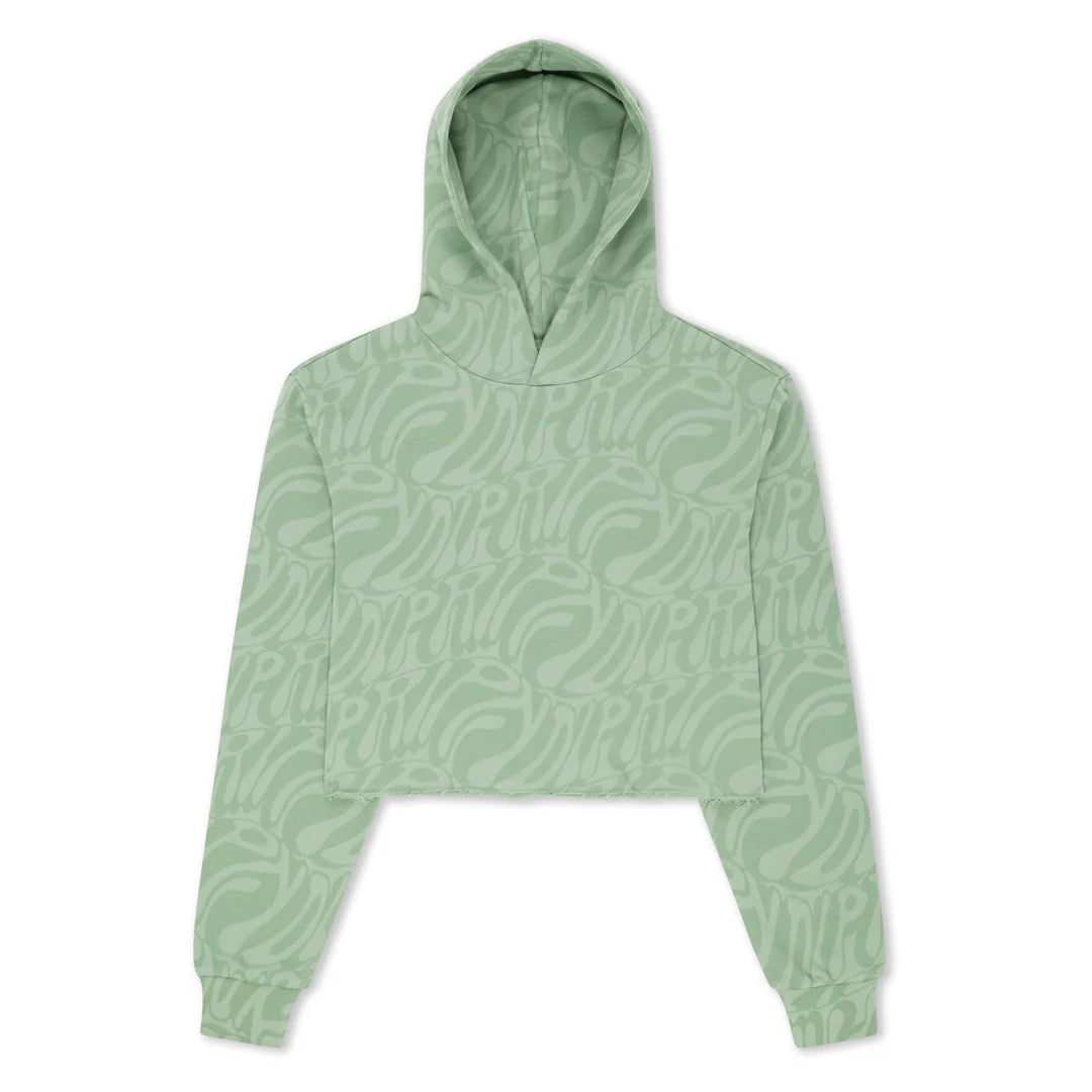WILSHIRE CROPPED HOODIE (PINE)