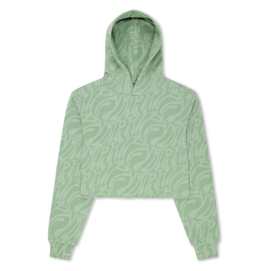WILSHIRE CROPPED HOODIE (PINE)