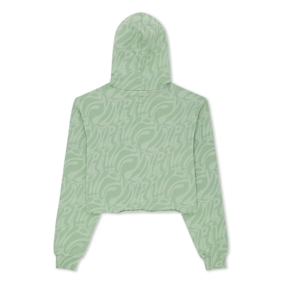 WILSHIRE CROPPED HOODIE (PINE)