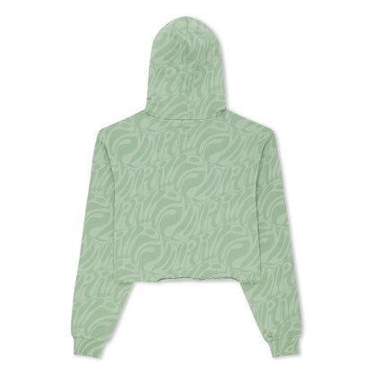 WILSHIRE CROPPED HOODIE (PINE)