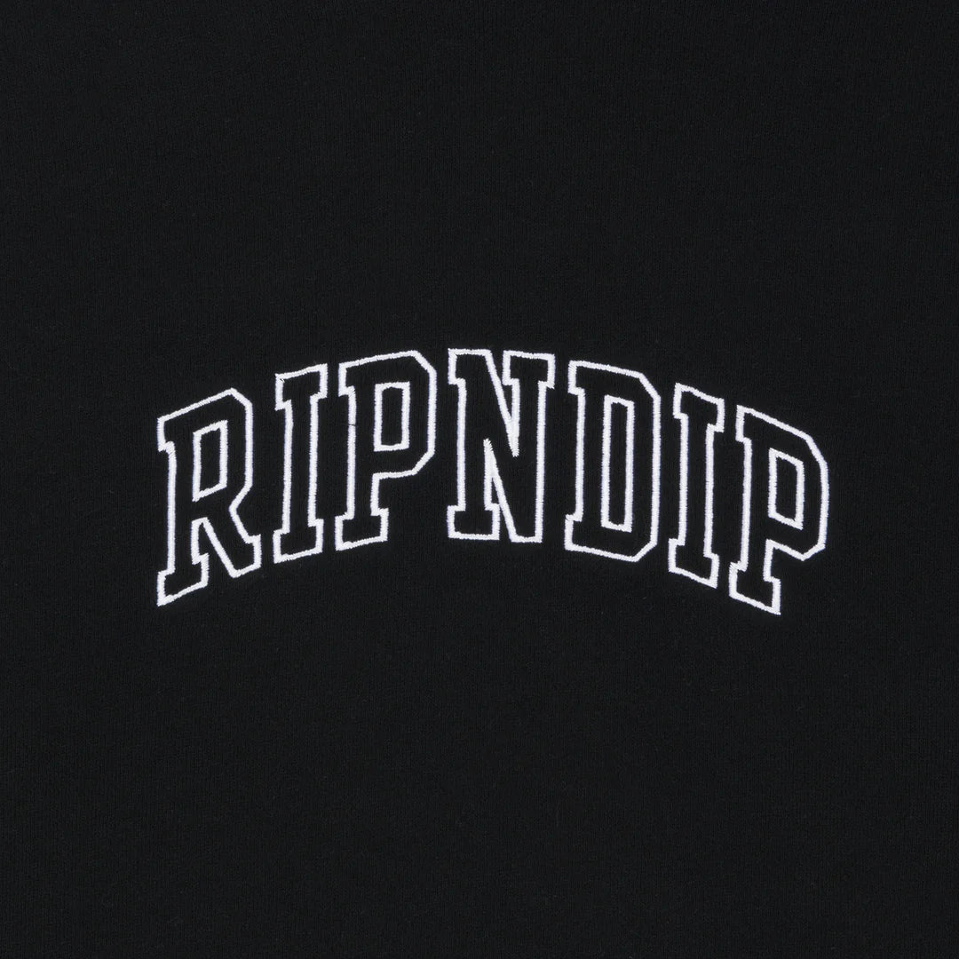TEAM SPIRIT CROPPED HOODIE (BLACK)