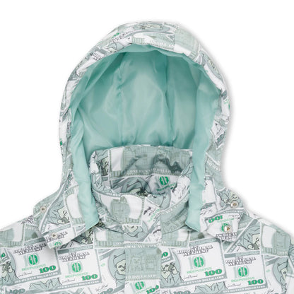 MONEYBAG PUFFER JACKET (OLIVE)