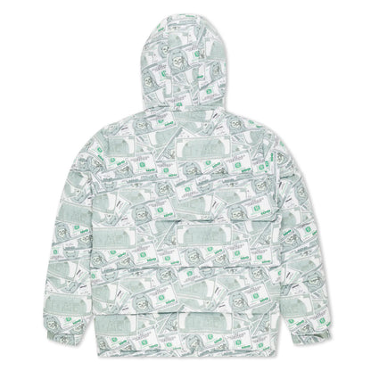 MONEYBAG PUFFER JACKET (OLIVE)