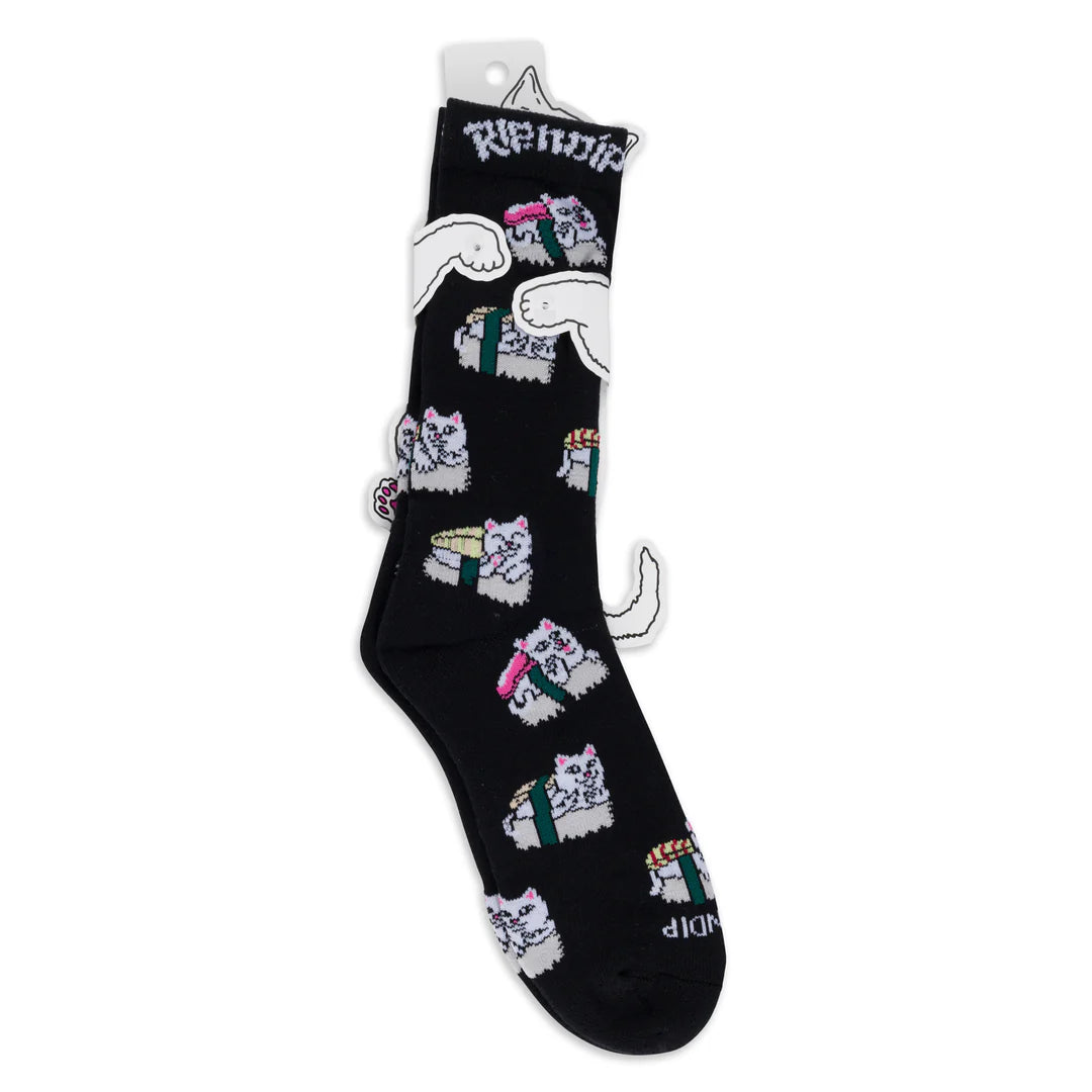 SUSHI NERM SOCKS (BLACK)