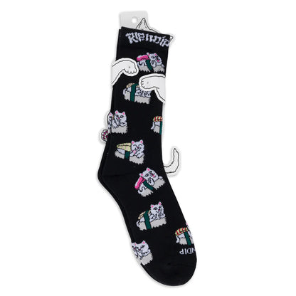 SUSHI NERM SOCKS (BLACK)