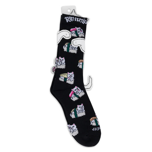 SUSHI NERM SOCKS (BLACK)