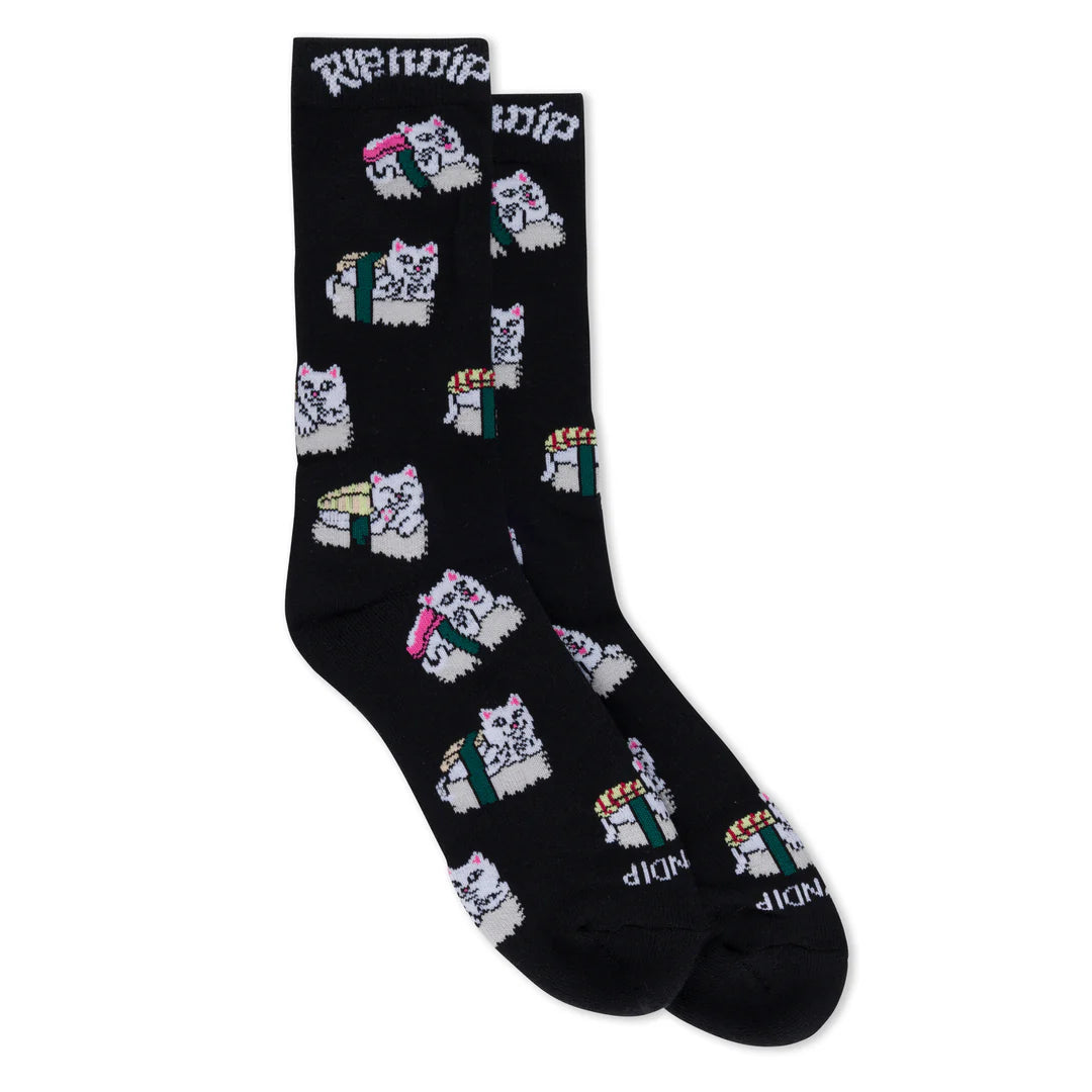 SUSHI NERM SOCKS (BLACK)