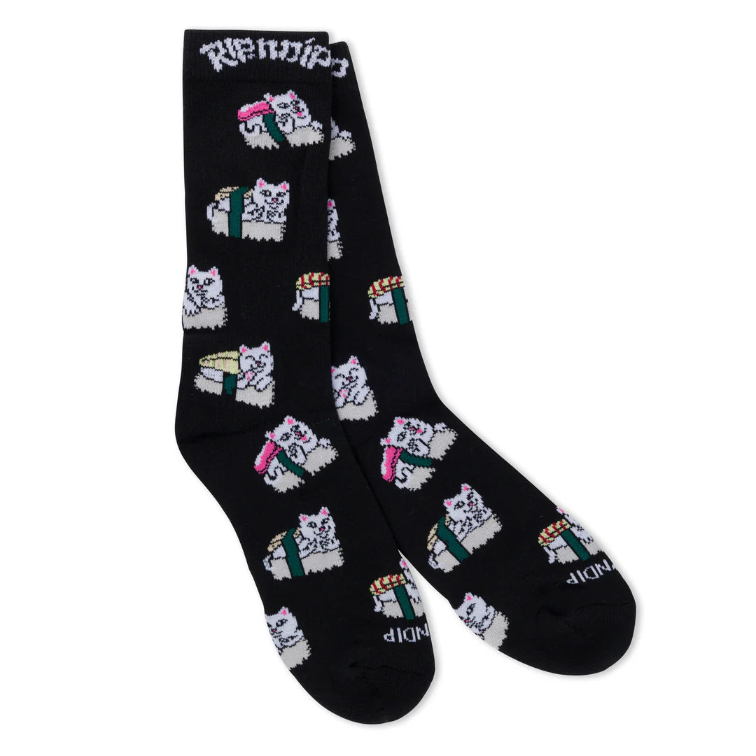 SUSHI NERM SOCKS (BLACK)