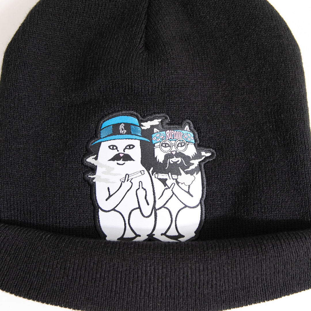 CHEECH AND NERM BEANIE (BLACK)