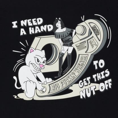 NUT OFF TEE (BLACK)