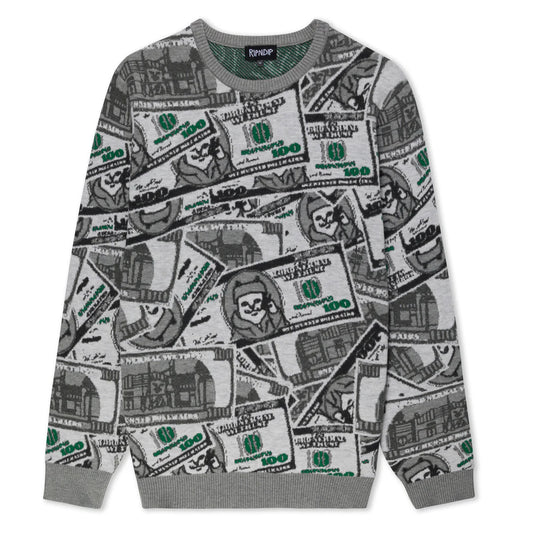 Moneybag Knit Sweater (Olive)