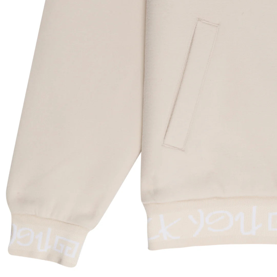 Lucky Nerm Varsity Jacket (Cream)
