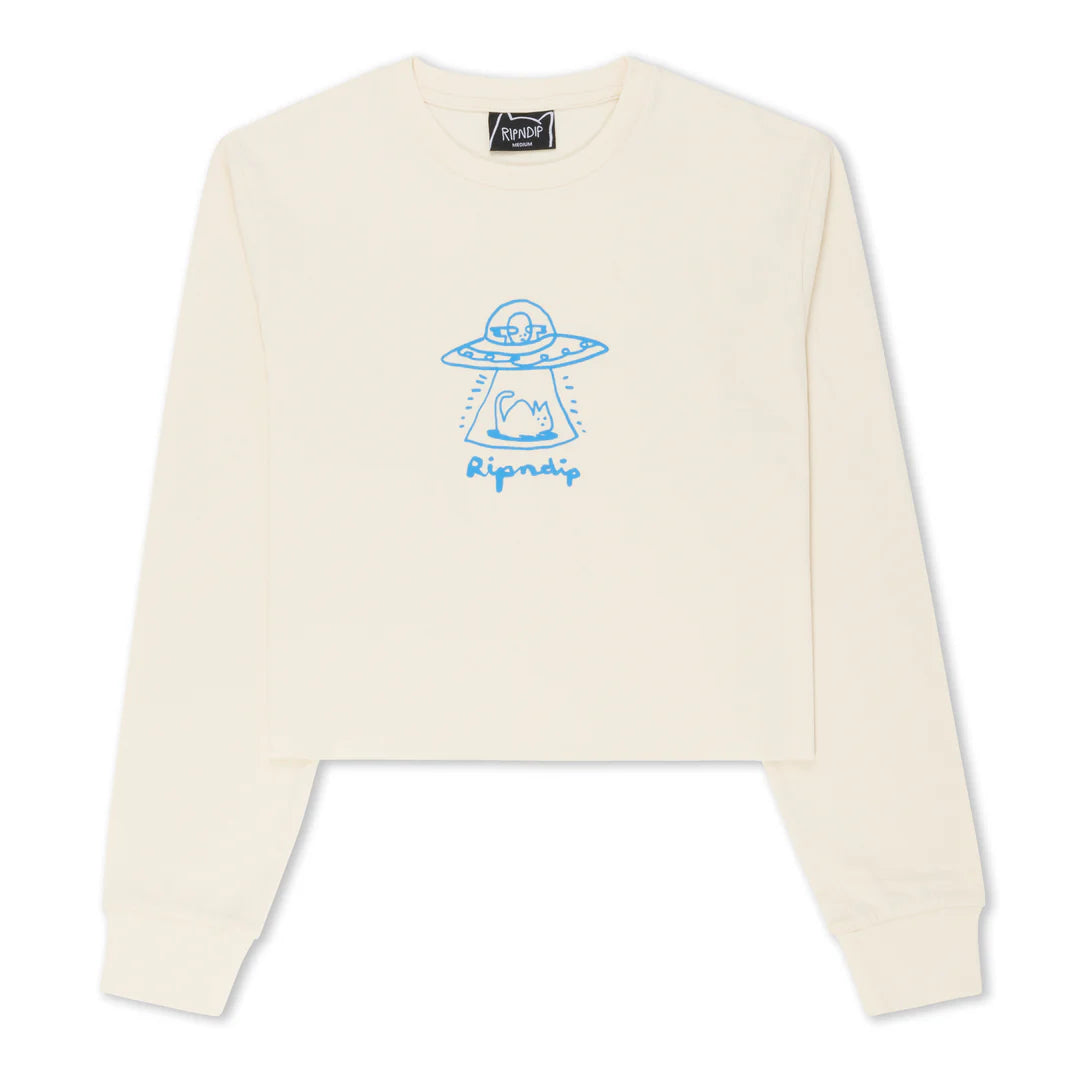 BLONDED CROPPED LONG SLEEVE (NATURAL)