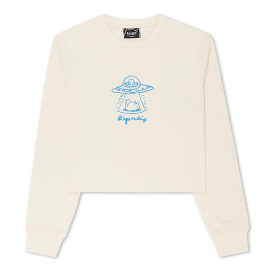 BLONDED CROPPED LONG SLEEVE (NATURAL)