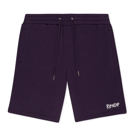 RIPNDIP OG SWEATSHORTS (DARK PURPLE)