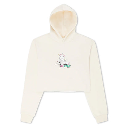 TRAVIS CROPPED HOODIE (NATURAL)