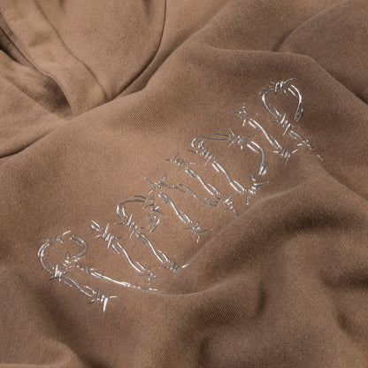 KEEP OUT HOODIE (ALMOND)