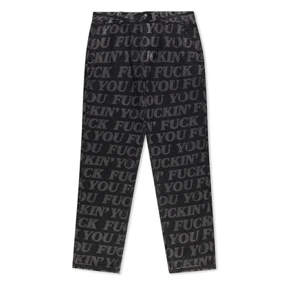 F.U.F.F  WASHED DENIM PANTS