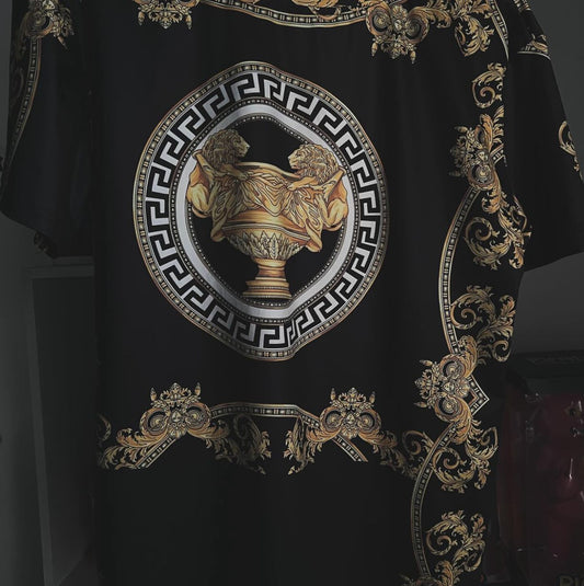 VERSACE TEE YELLOW /BLACK