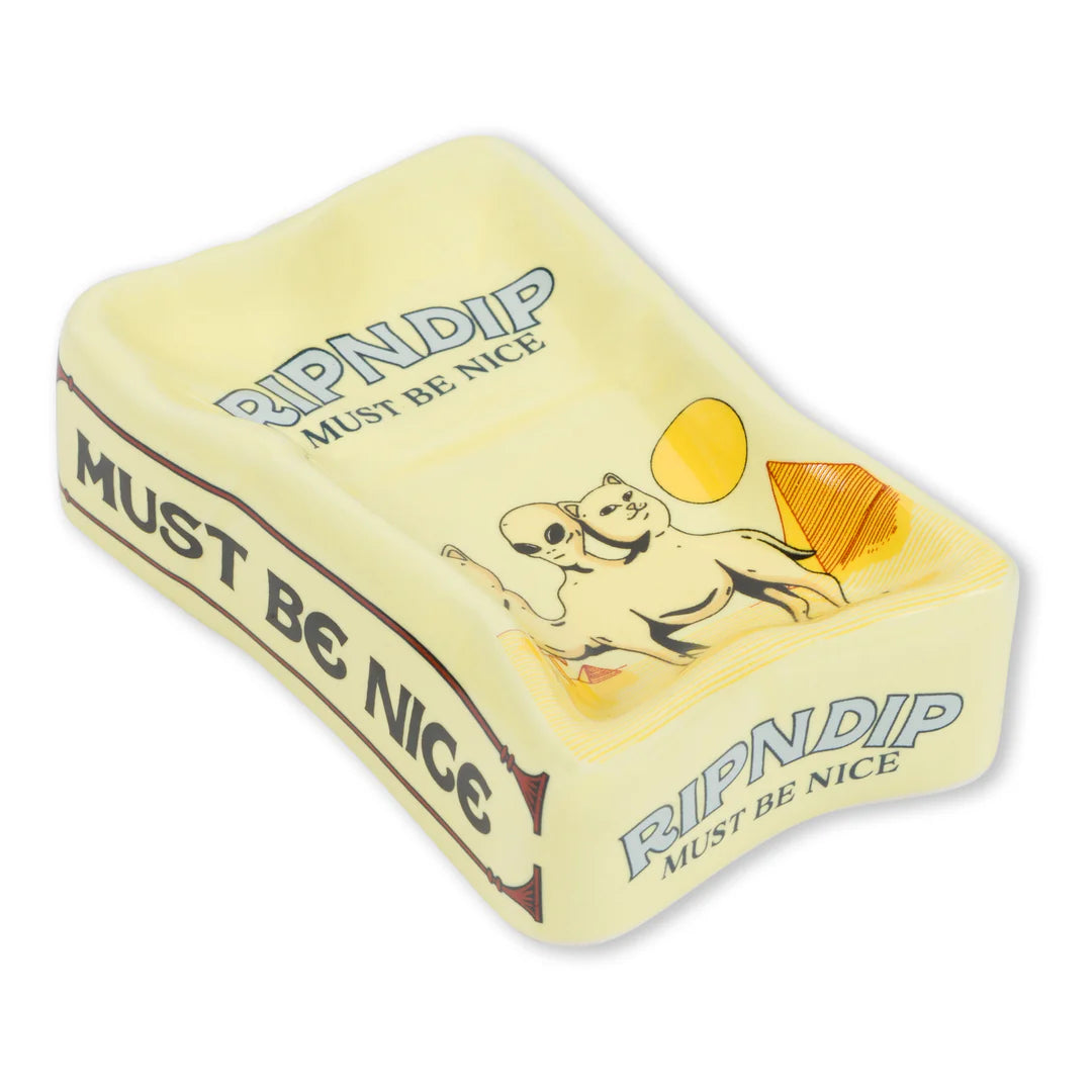 BARNUM CERAMIC ASH TRAY (YELLOW)
