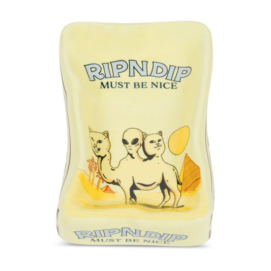 BARNUM CERAMIC ASH TRAY (YELLOW)