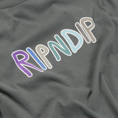OG PRISMA BOYFRIEND TEE (CHARCOAL)