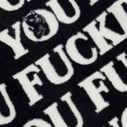 FUCKIN FUCK MOHAIR SWEATER (BLACK)