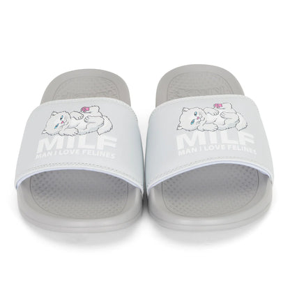 MAN I LOVE FELINES SLIDES (GREY)