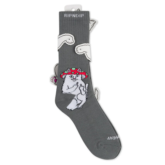 Lord Shroomy Socks (Charcoal)