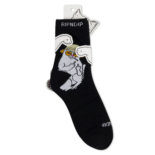 Nermal S Thompson Mid Socks (Black)