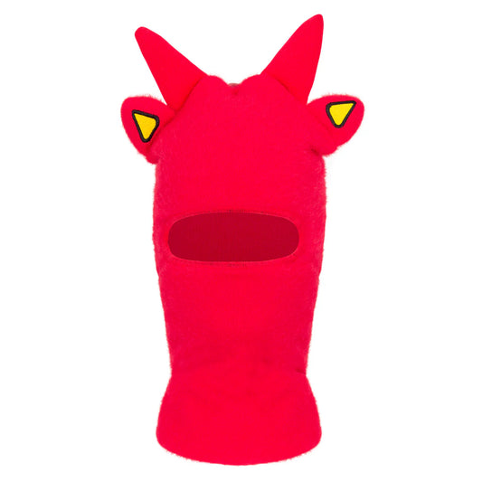 LORD DEVIL MOHAIR BALACLAVA (RED)
