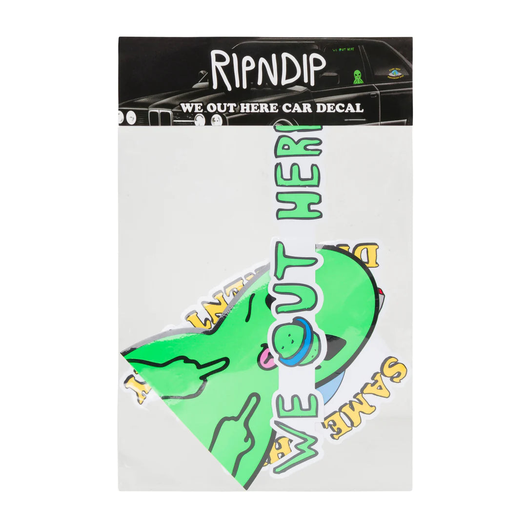 WE OUT HERE CAR STICKER PACK (MULTI)