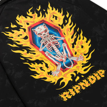 BURN IN HECK COACHES JACKET (BLACK)