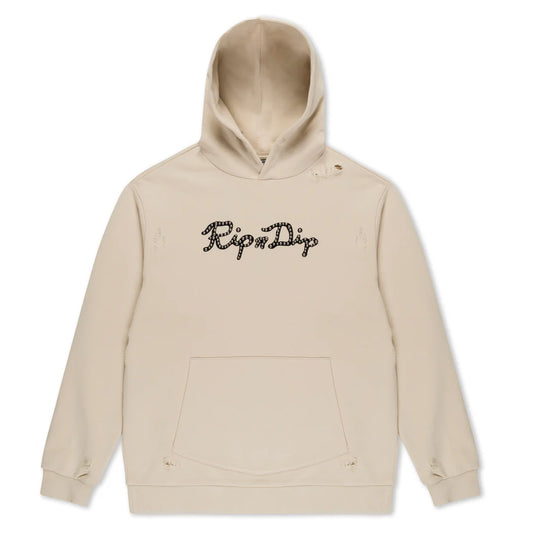 SCRIPT HOODIE (KHAKI)