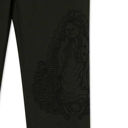 MOTHER NERM TWILL PANTS (DARK OLIVE)